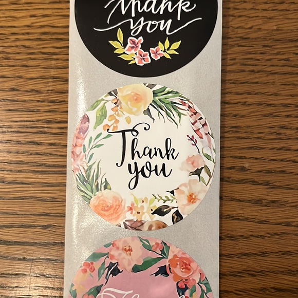 Six 2-inch Thank You stickers. Free when bundled! Perfect for Poshmark s… - Picture 3 of 8
